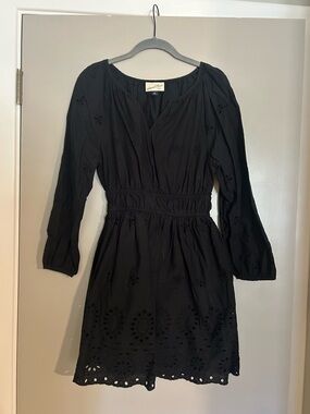 Universal Thread Black Eyelet Mini Dress